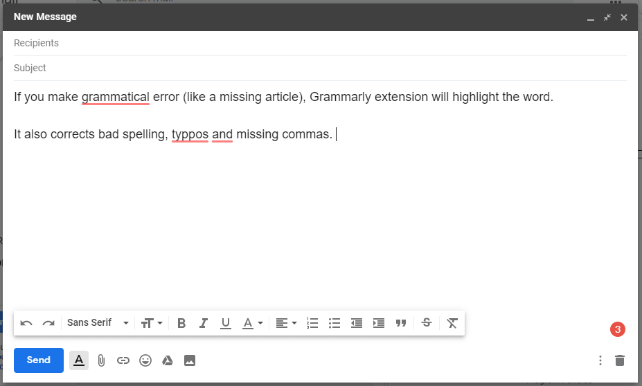 grammarly for gmail