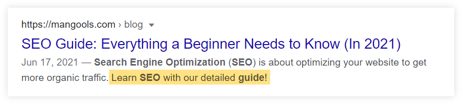 call to action meta description